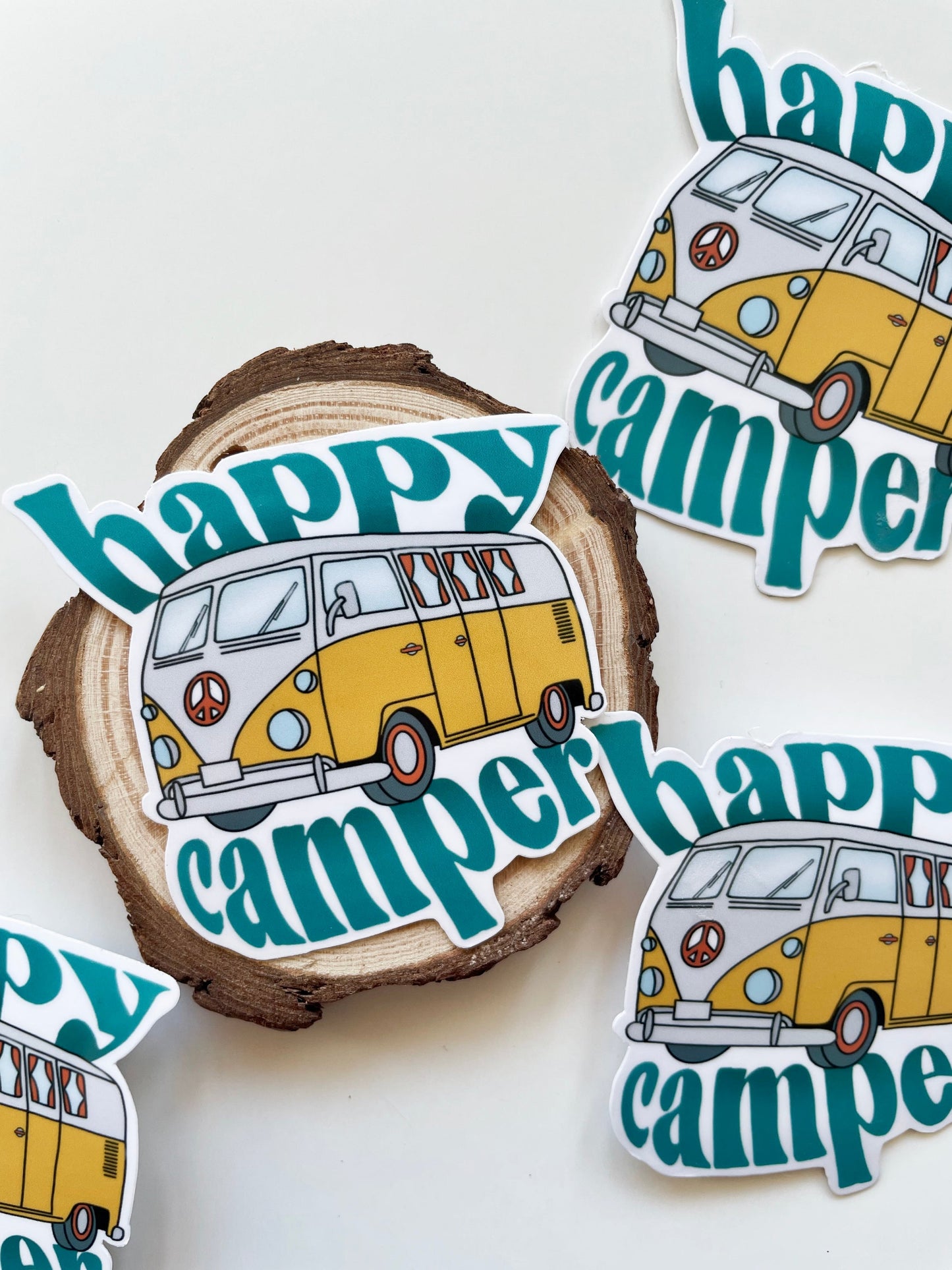 Happy Camper Sticker