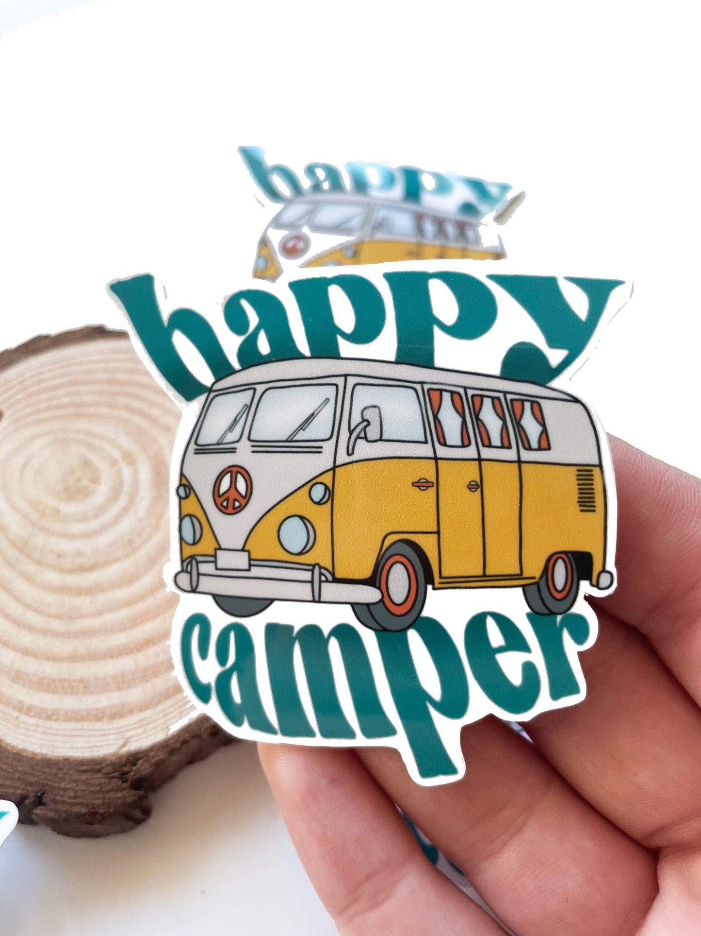 Happy Camper Sticker