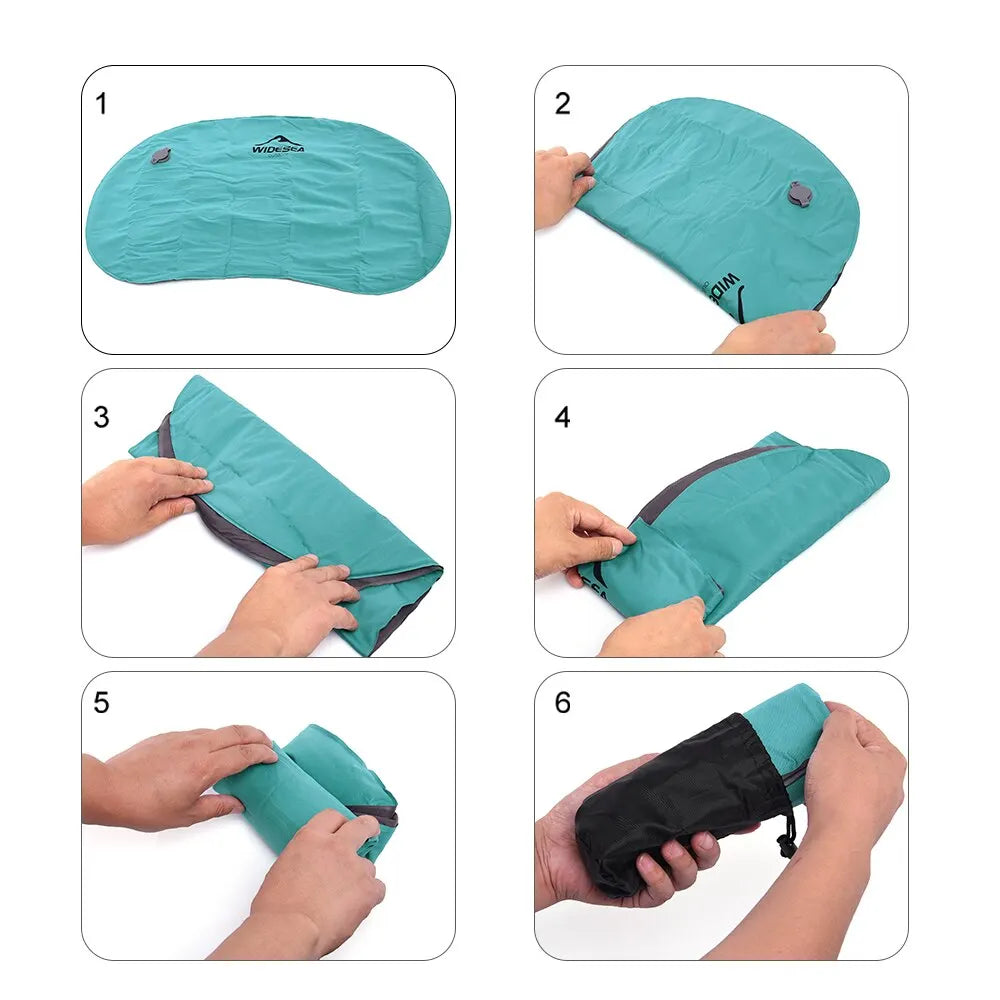 Widesea Portable Inflatable Pillow Camping Equipment Compressible