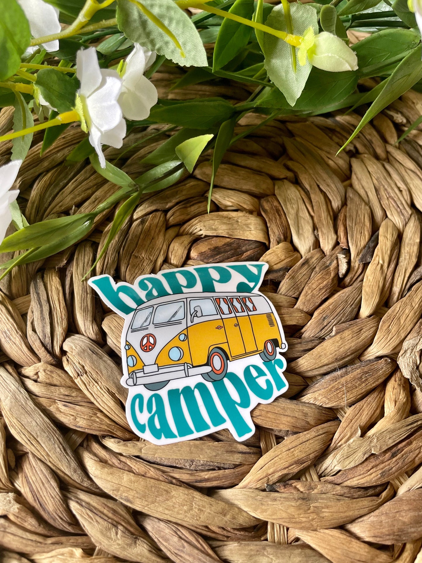 Happy Camper Sticker